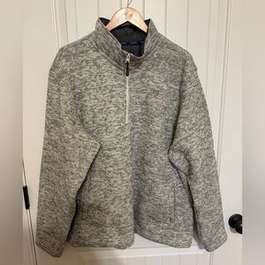 George Strait gray quarter zip size x-large